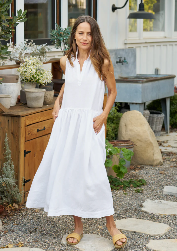 F&E Daphne Dress White