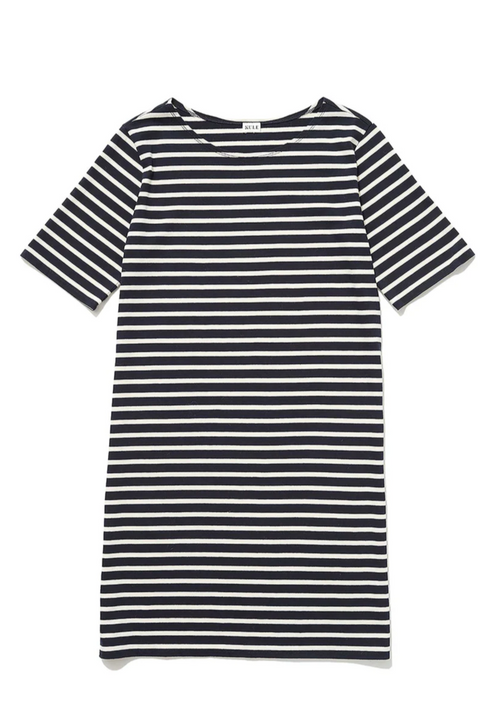 Kule The Tee Dress Navy/Cream