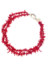 Jane Win Double Layer Coral Necklace