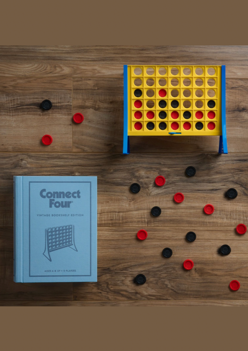 Connect 4 Vintage Bookshelf Edition