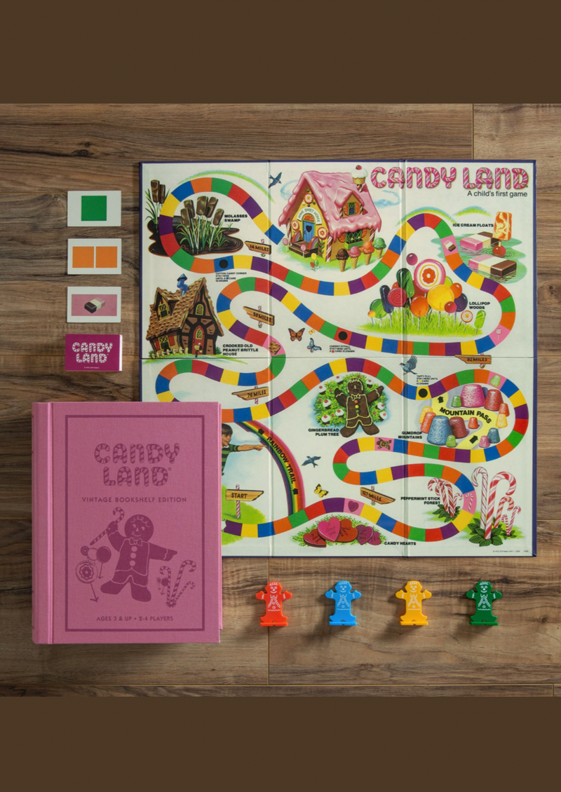 Candy Land Vintage Bookshelf Edition