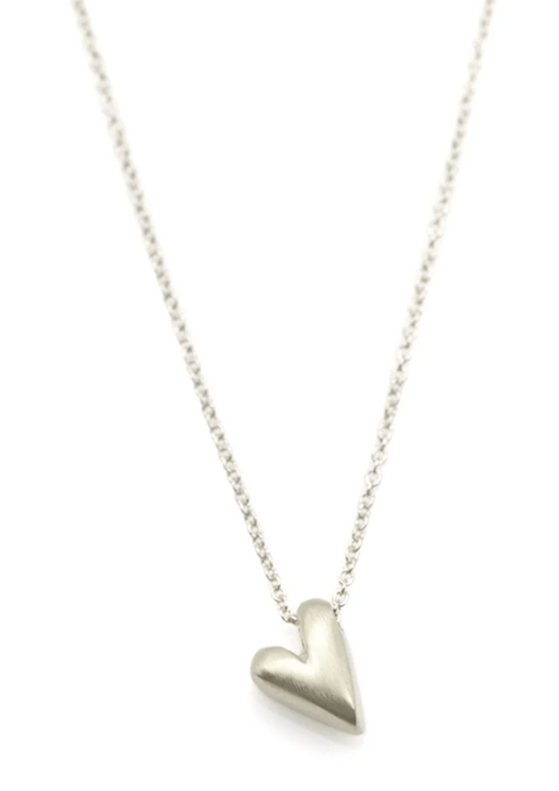 Sterling Tiny Heart Necklace