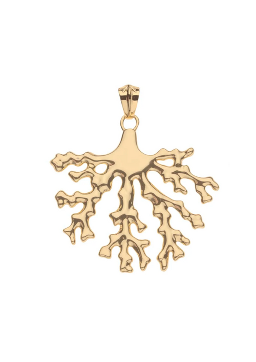 Jane Win Strong Coral Pendant