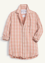 F&E Eileen Orange & Cream Plaid