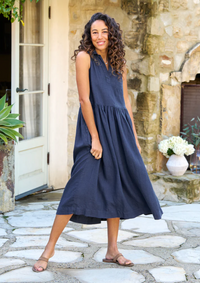 F&E Daphne Navy Dress