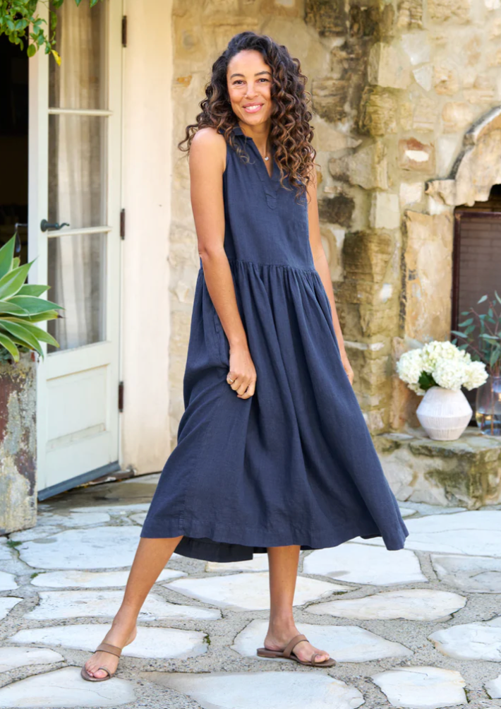 F&E Daphne Navy Dress