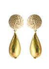 Grace Gold Teardrop Earrings