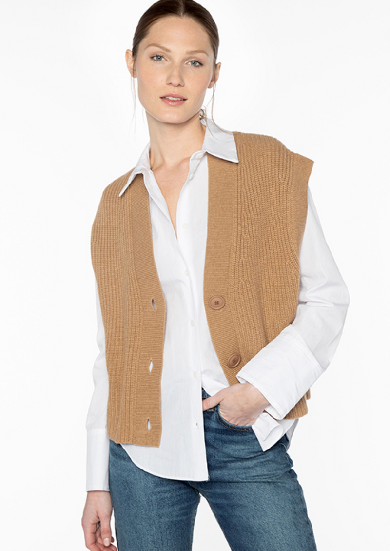 Kinross Rib Button Vest