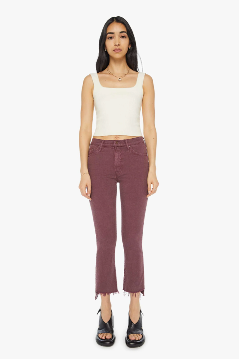 MOTHER Insider Crop Step Fray MVW