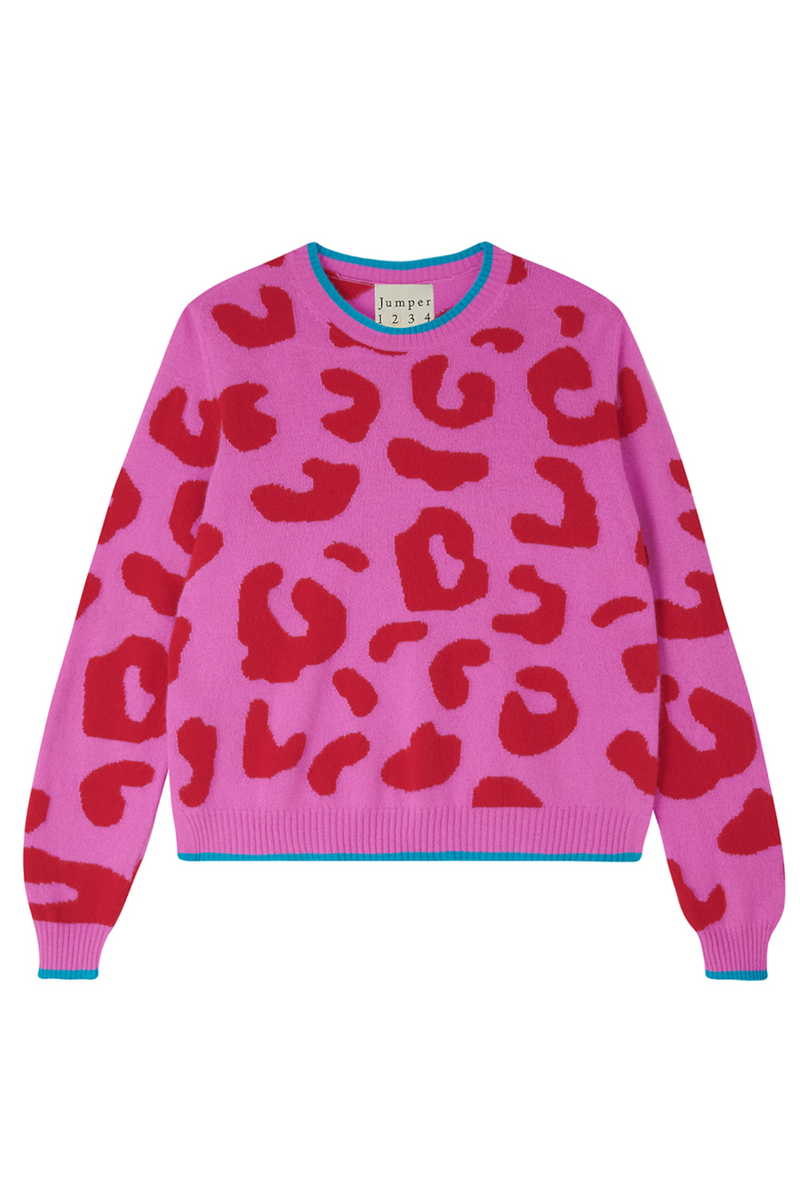 Jumper 1234 Tipped Leopard Crew