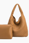 Johanna Camel Recycled Vegan Shoulder Bag