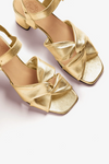 Penelope Chilvers Infinity Metallic Sandals