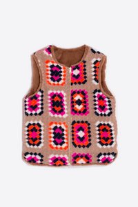 Vilagallo Naomi Reversible Crochet Vest