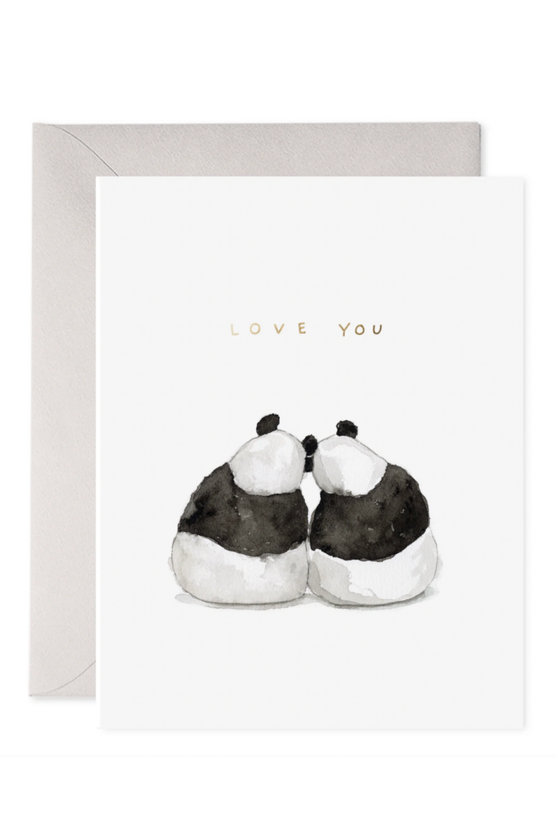 Panda Pair Greeting Card