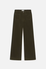 FRAME 70's Cropped Wide Leg Corduroy