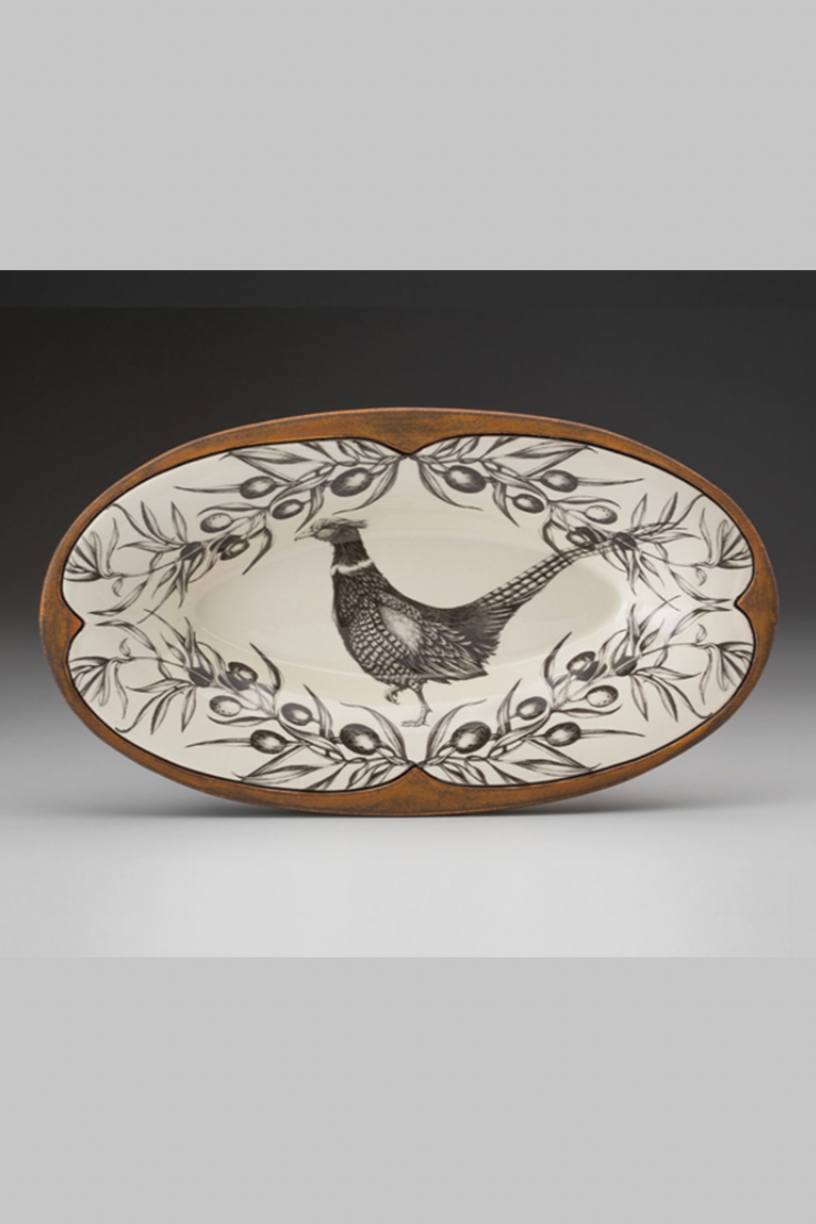 Pheasant Oblong Serving Dish