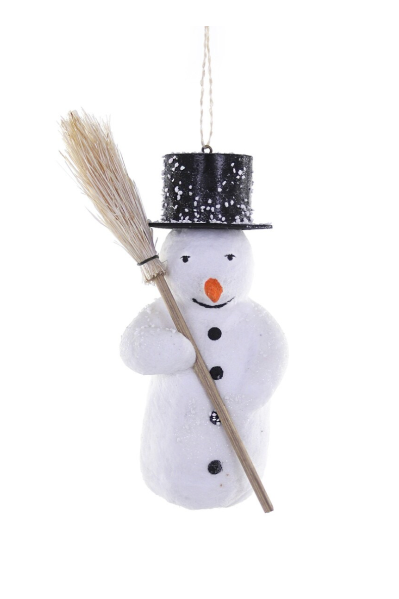 Cotton Snowman Ornament