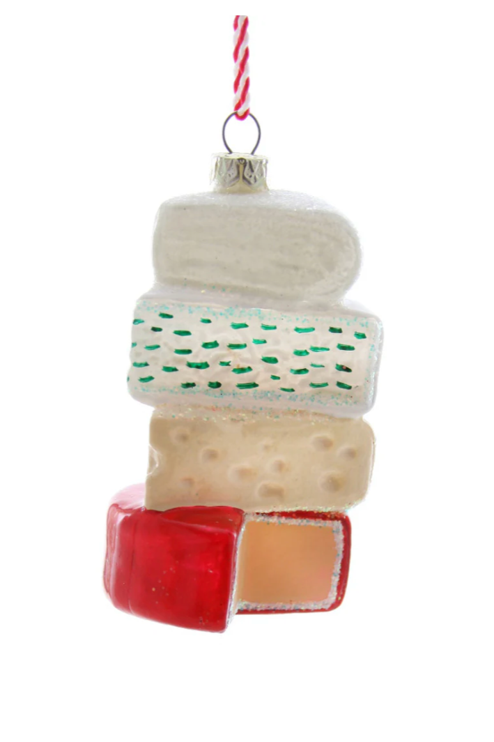 Cheese Wheel Stack Ornament