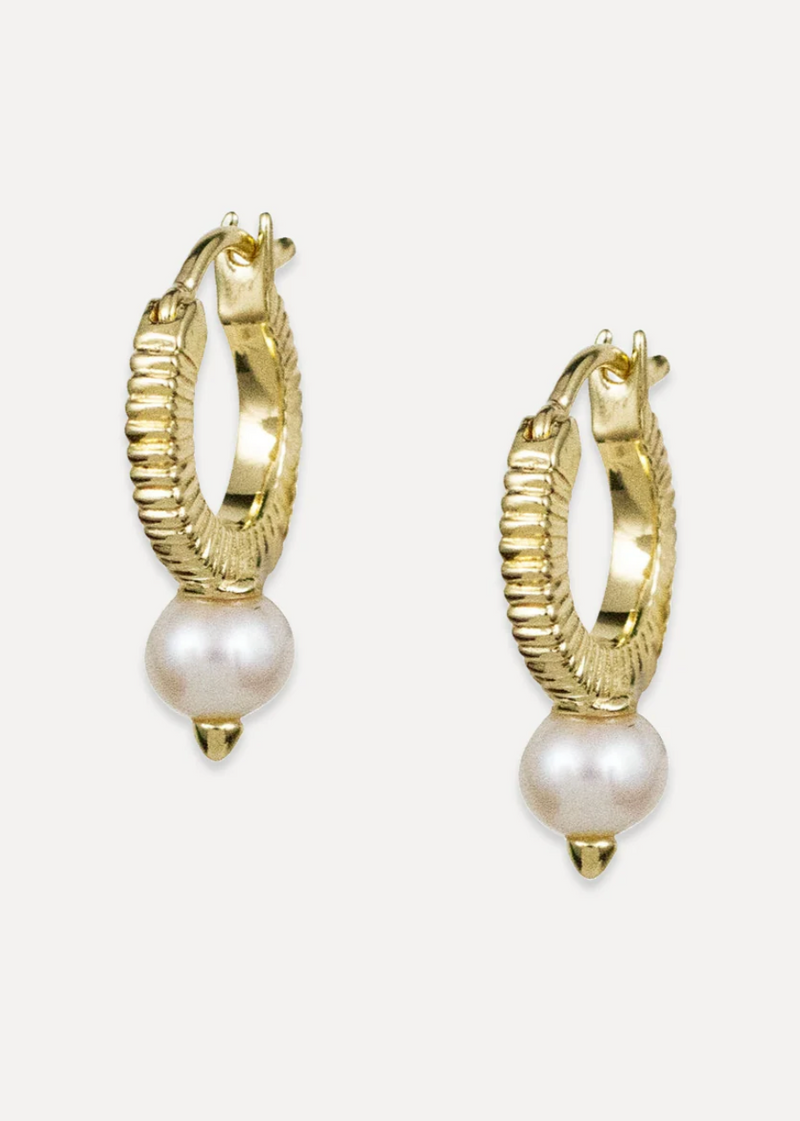 White Pearl Pluto Hoops