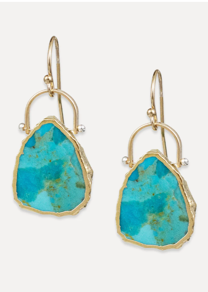 Wave Turquoise Earrings