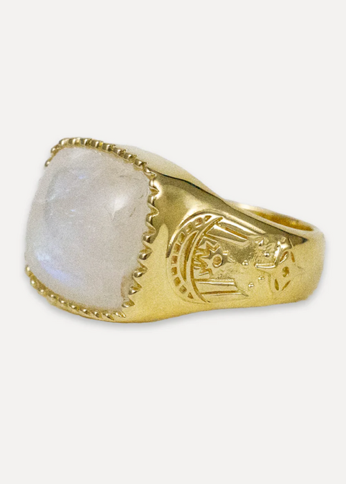 Fatima Moonstone Ring 8