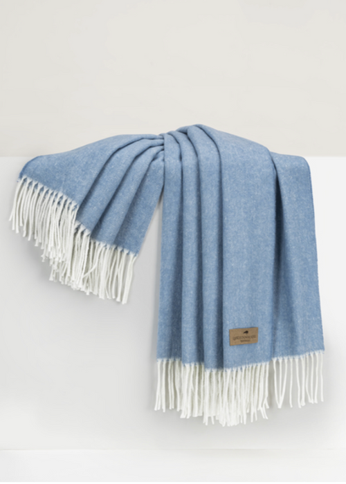 Chambray Italian Herringbone Throw