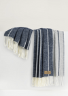 Navy Fiji Stripe Throw