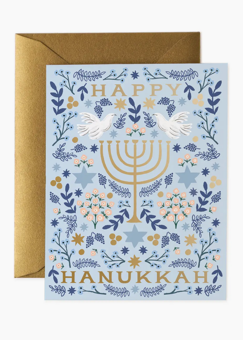 Hanukkah Menorah Card