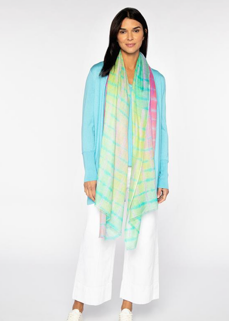 Kinross Blurred Lines Multi Scarf