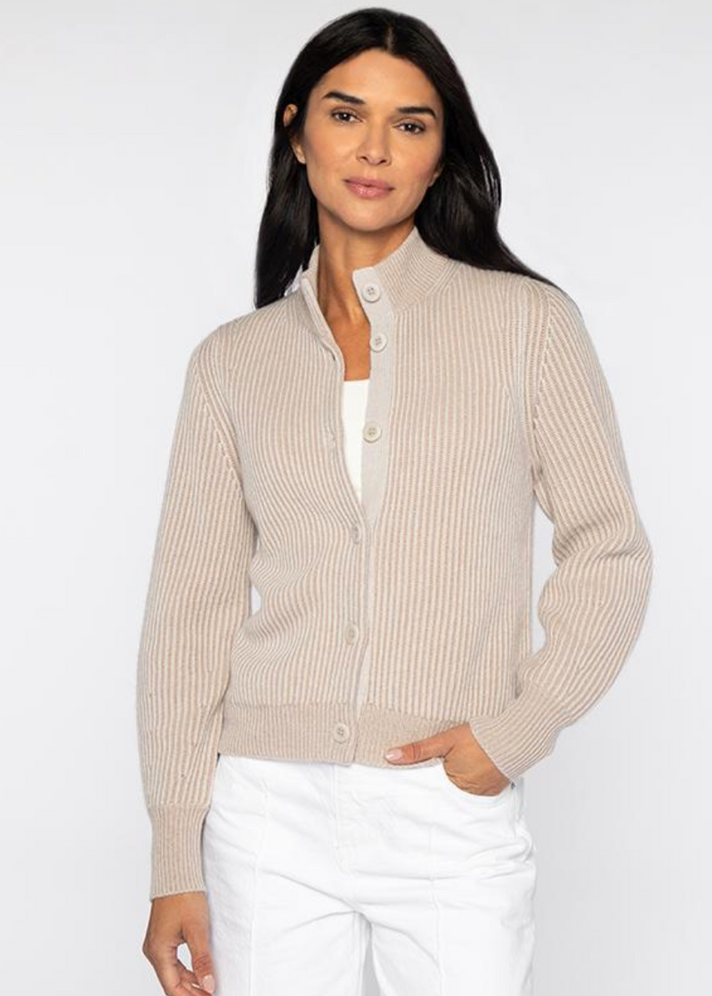 Kinross Gathered Sleeve Cardigan