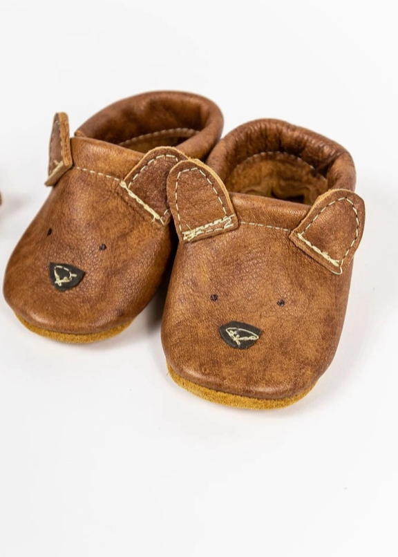 Bear Leather Baby Shoes