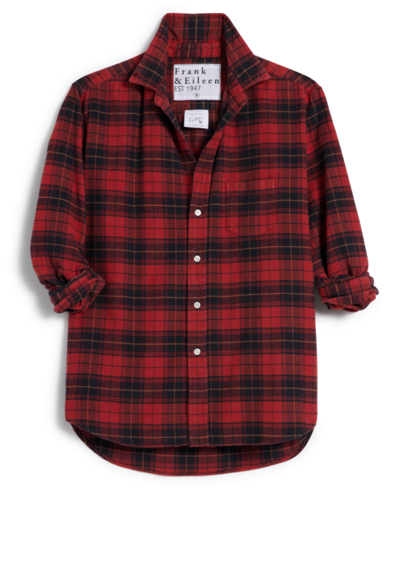 F&E Eileen Heather Red, Black Plaid