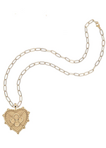 Jane Win Love Quatrefoil Heart Pendant