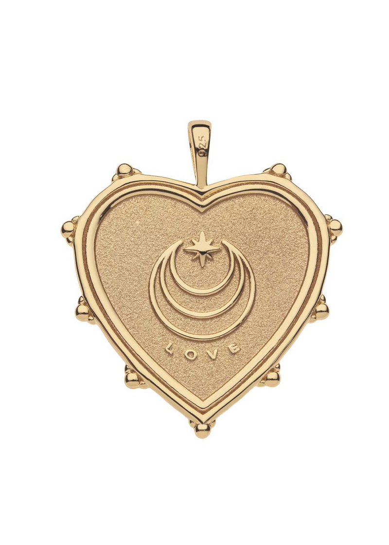 Jane Win Love Quatrefoil Heart Pendant