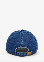 Clare V Petit CIAO Baseball Hat Navy Denim