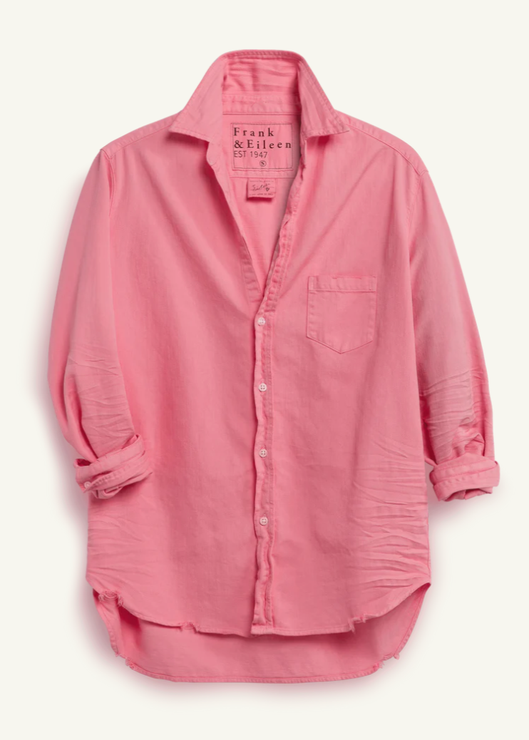 F&E Eileen Relaxed Denim Button-Up Sunset