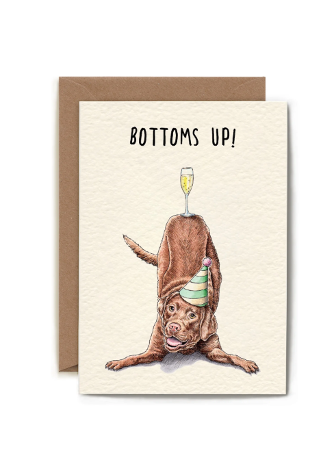 Bottoms Up Card