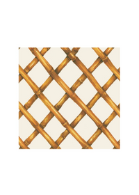 Bamboo Lattice Cocktail Napkins