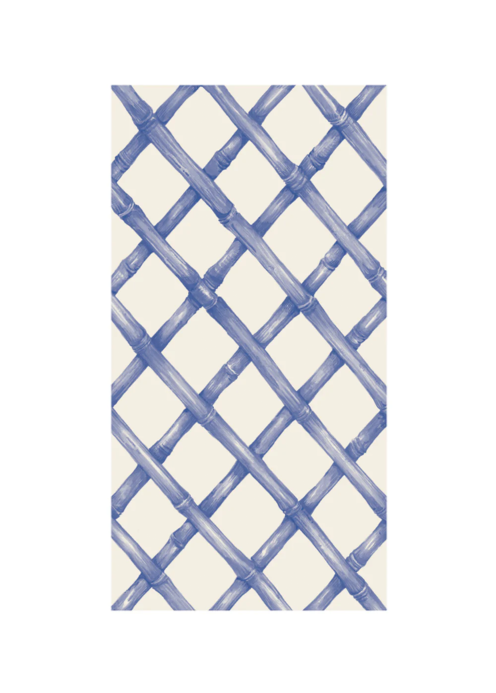 Blue Lattice Guest Napkins