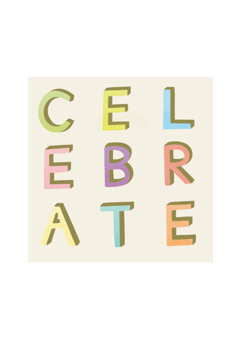 Celebrate Cocktail Napkins