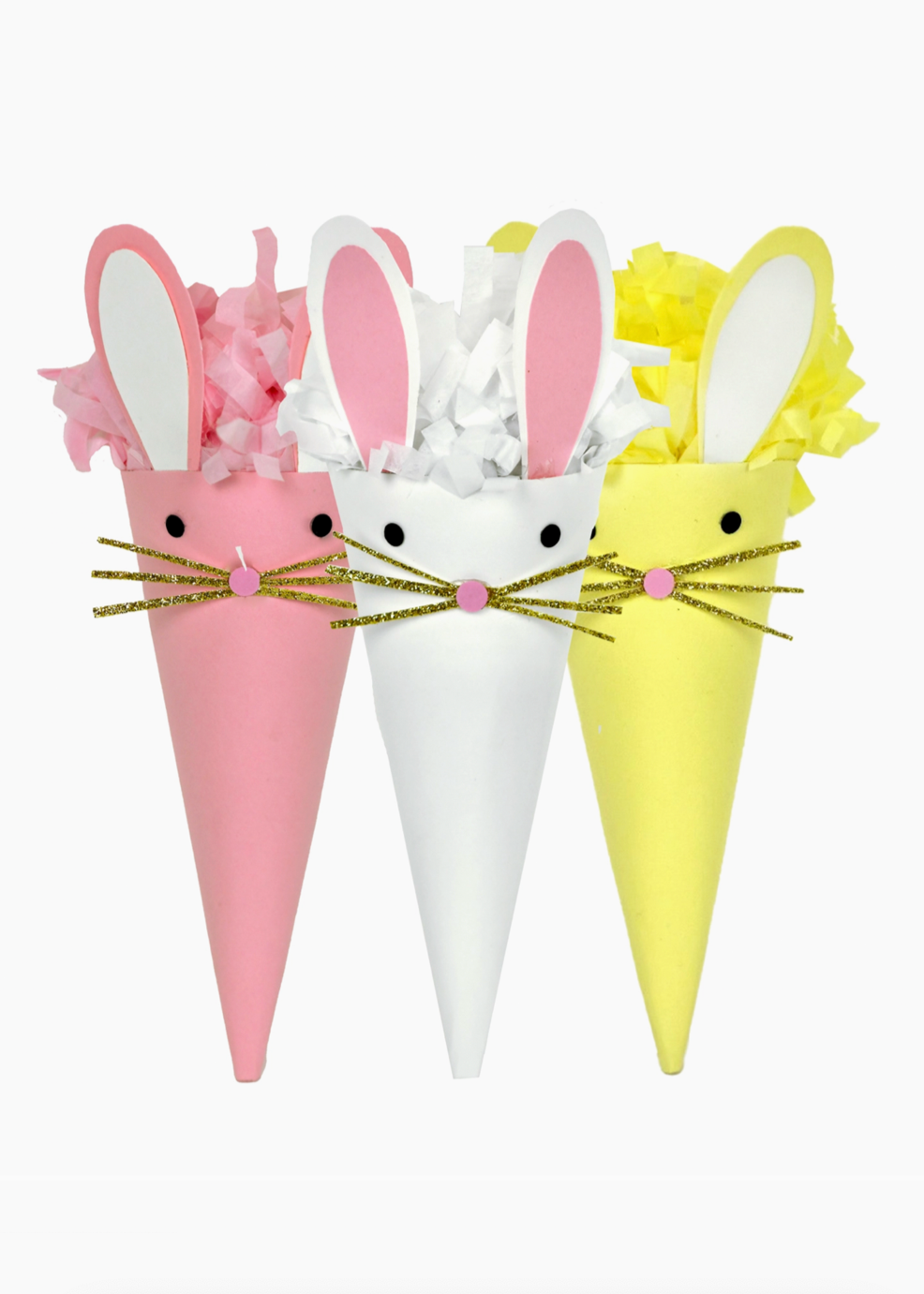 Mini 4" Surprise Cone - Easter Bunny - Ast.