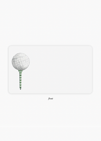 Golf Tee Little Notes