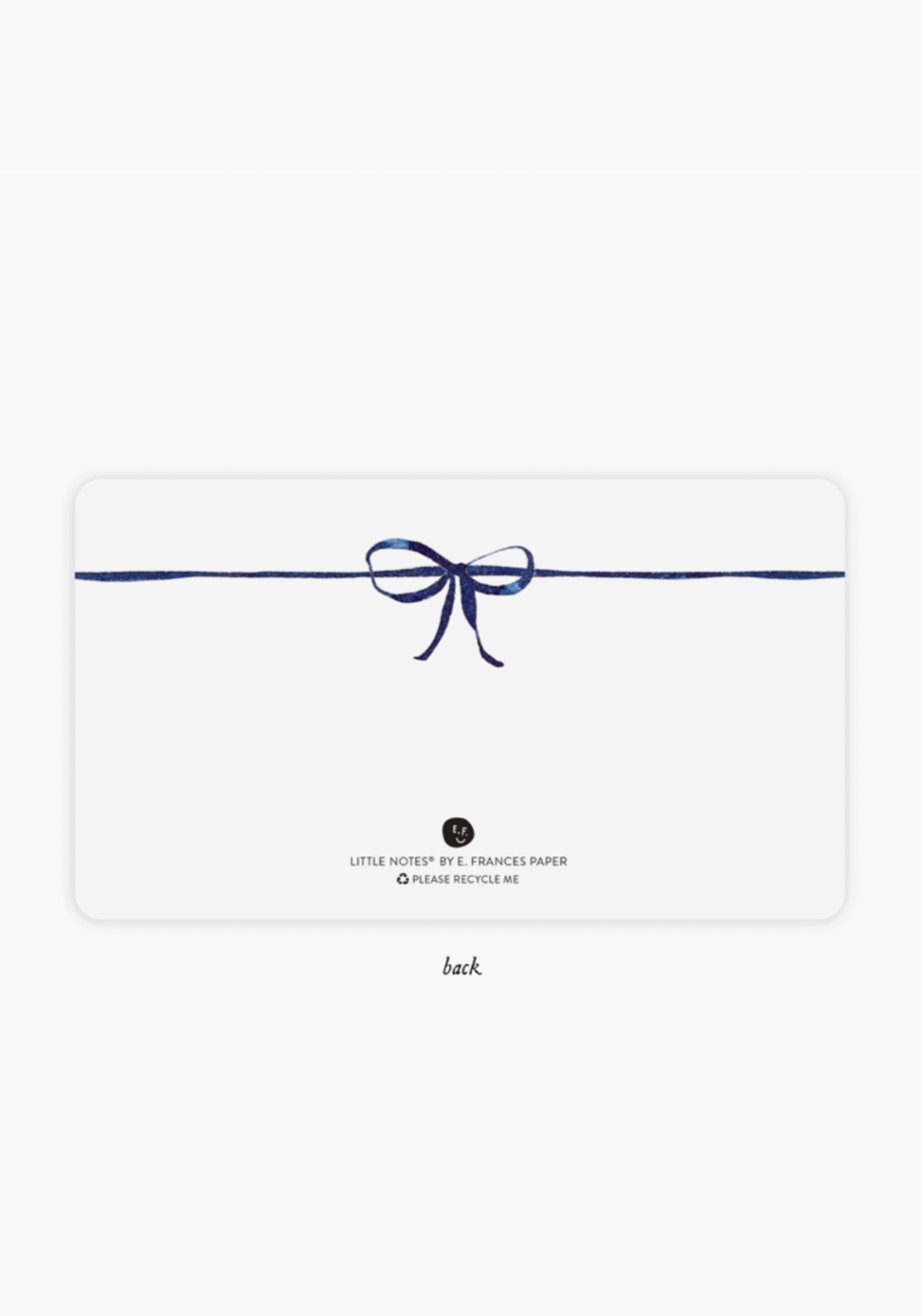 Navy Bows Little Notes