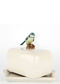Blue Tit Butter Dish