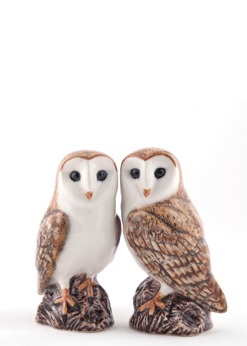 Barn Owl Salt and Pepper