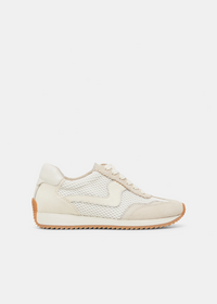 Dolce Vita White Woven Mesh Sneaker