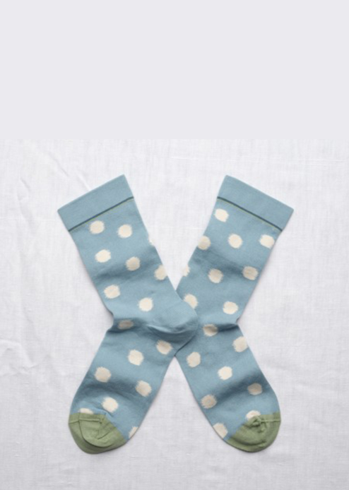 Blue Pea Socks