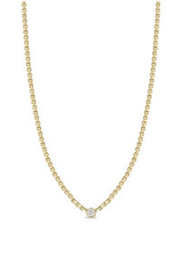 Zoe Chicco 14K Floating Diamond Necklace