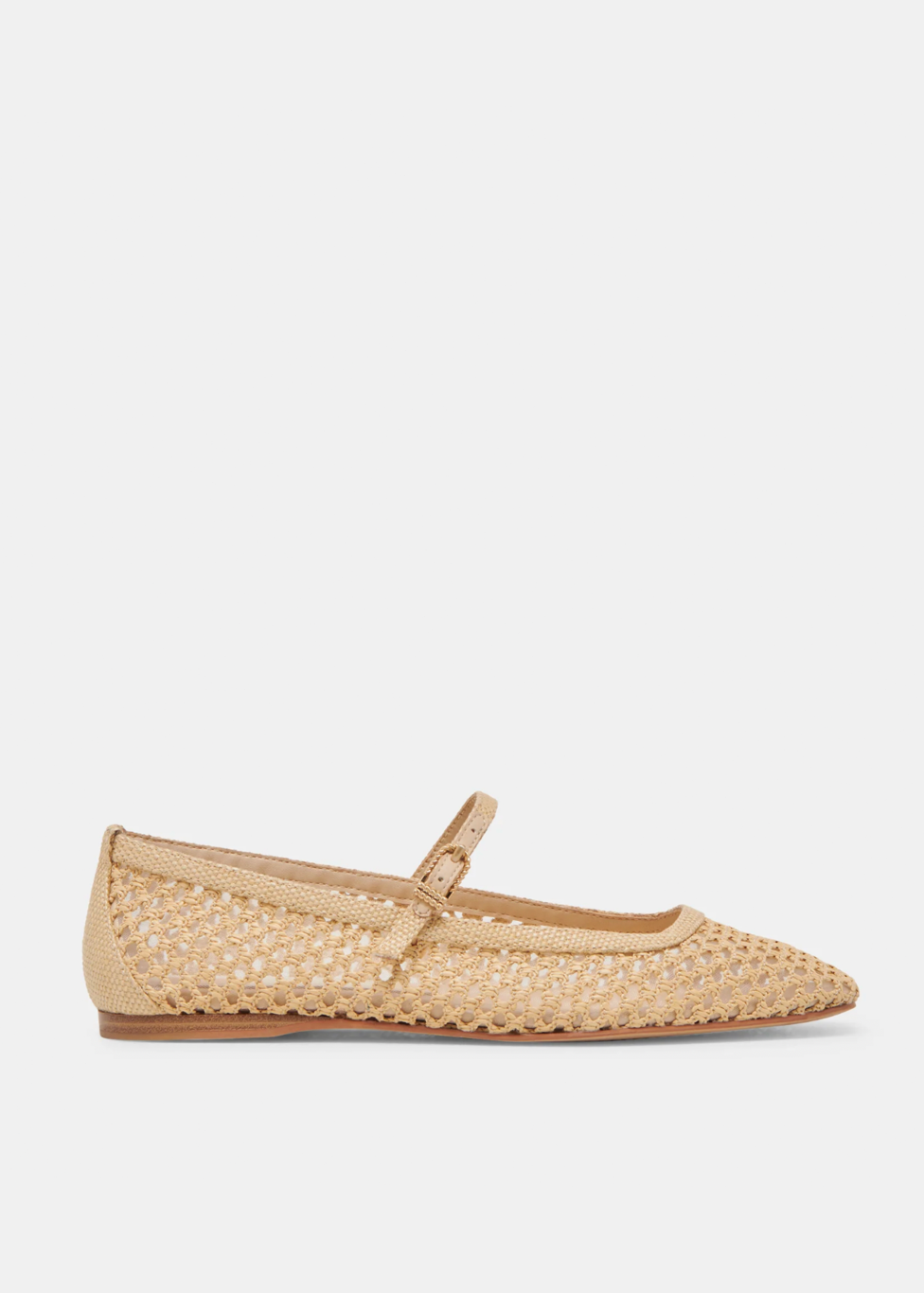 Reyes Ballet Flat Natural Raffia
