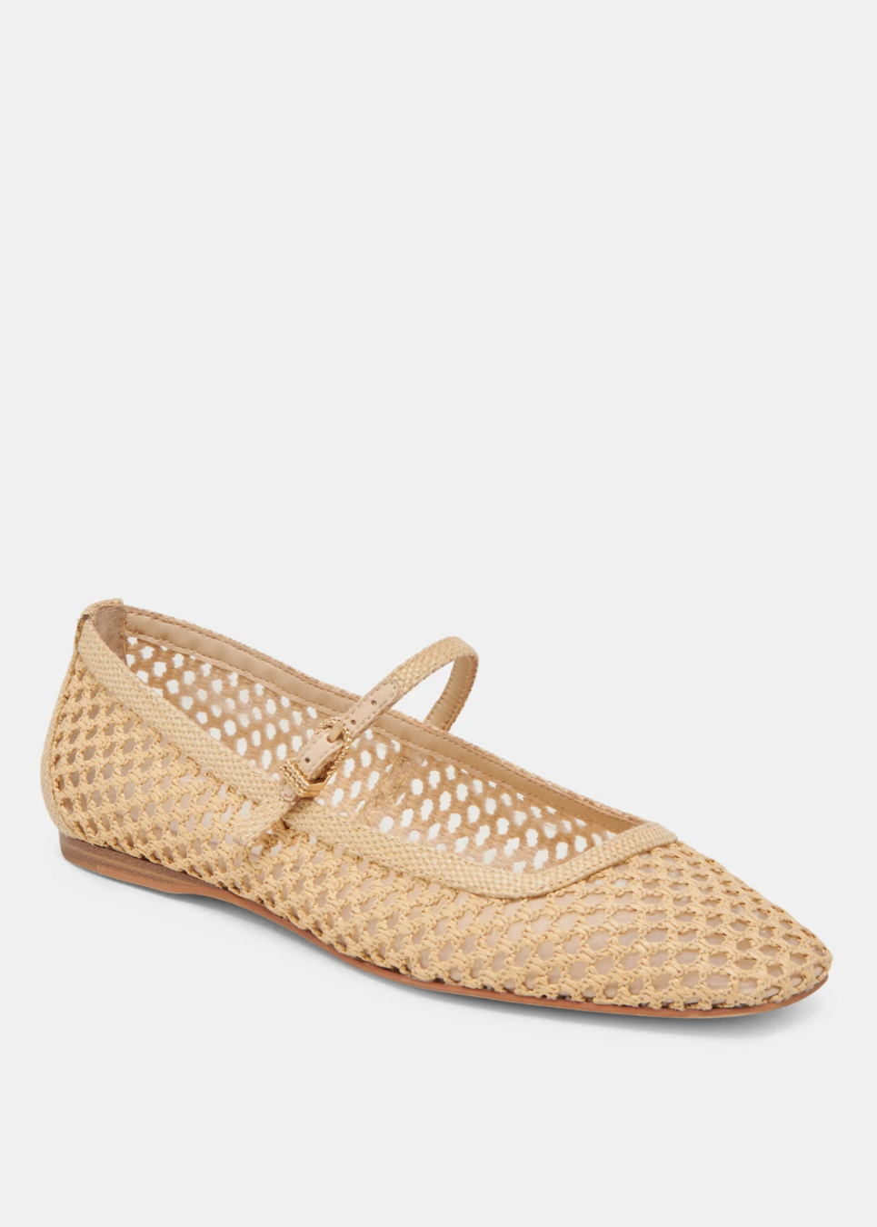 Reyes Ballet Flat Natural Raffia